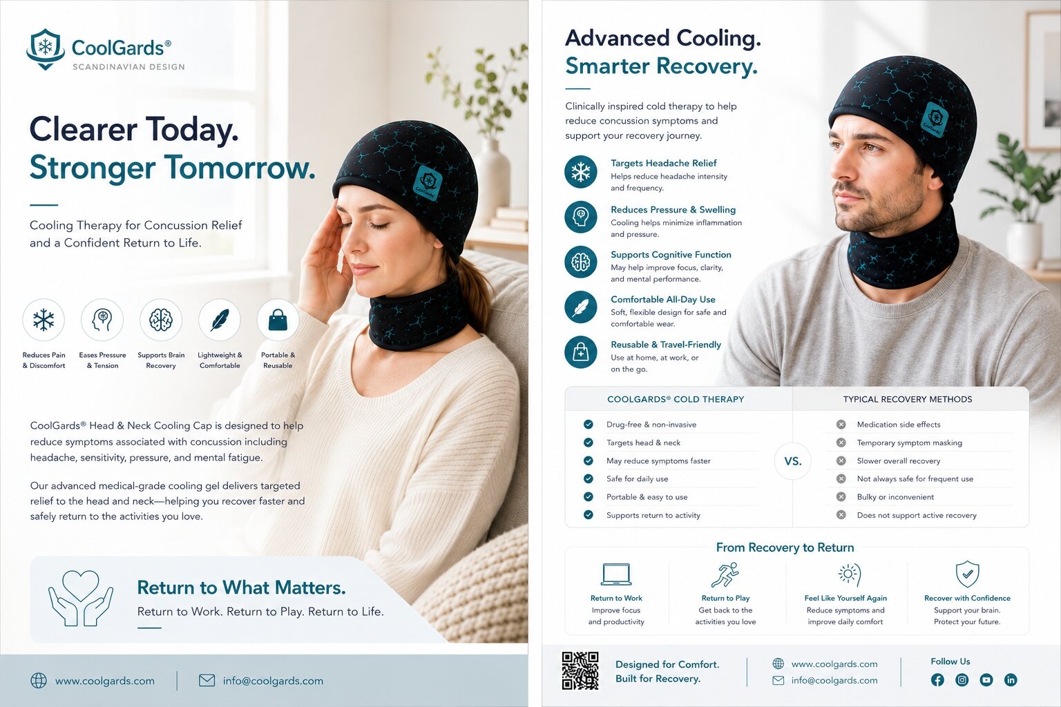 Thumbnail 7 for Cooling Gel Cap for Chemo Hair Preservation, Migraine, Headache & Concussion Relief